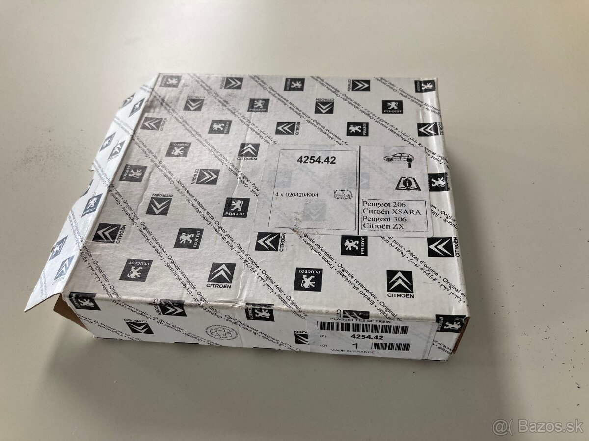 Platničky (doštičky) brzdové Peugeot, Citroen - 6