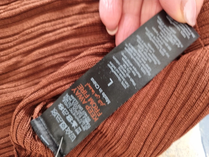 hnedý elastický rolák bez rukávov Karen Millen L-s visačkou - 6