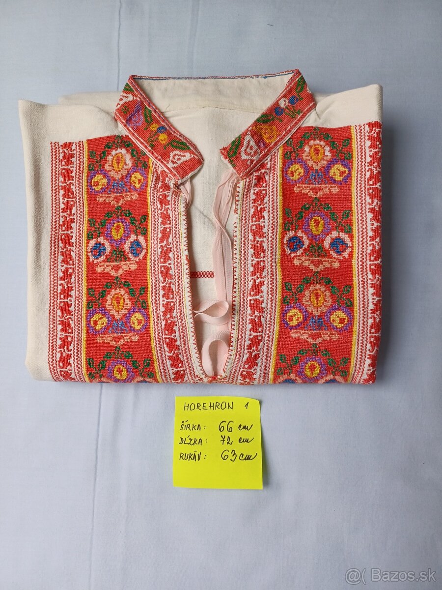 Pohorelá - folklórne košele - 6