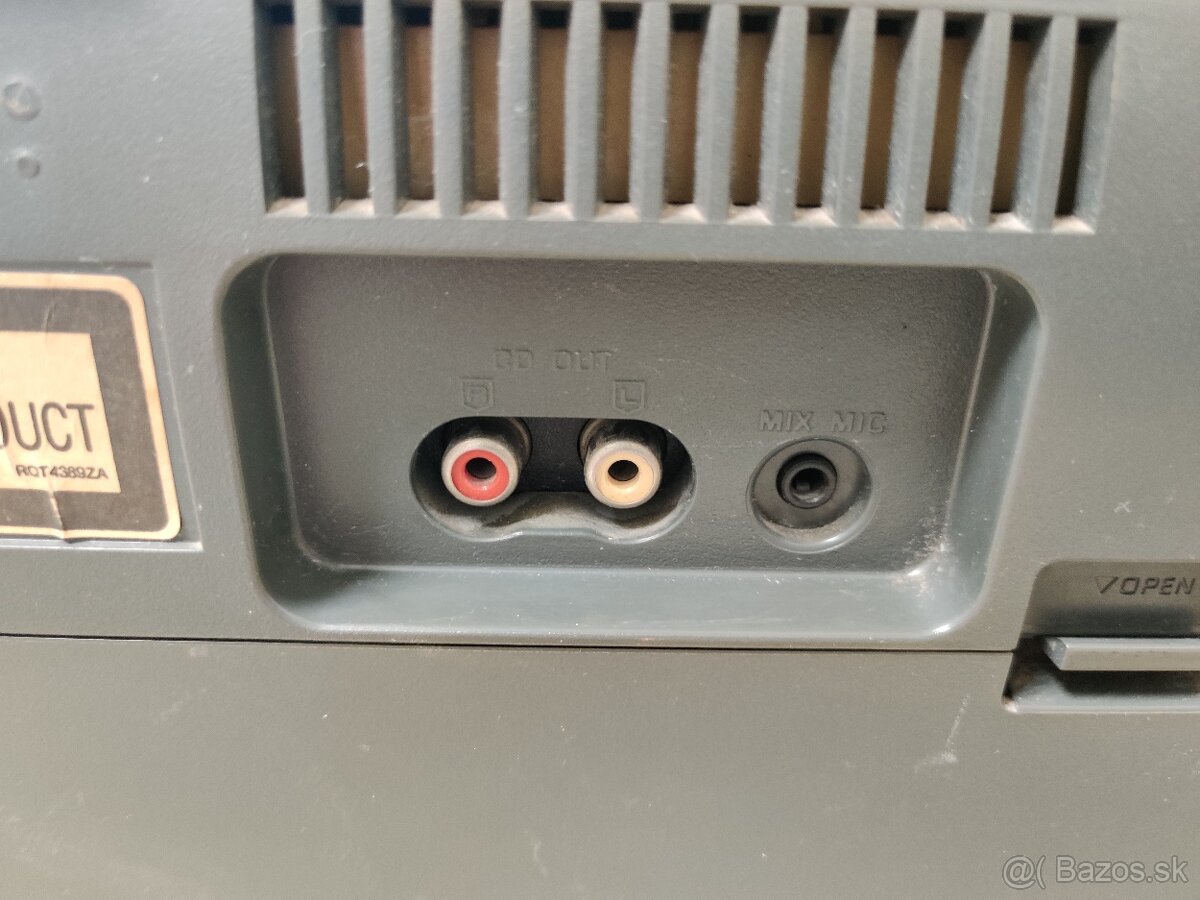 Predám rádio cd magnetofón Panasonic RX-DT 505. - 6