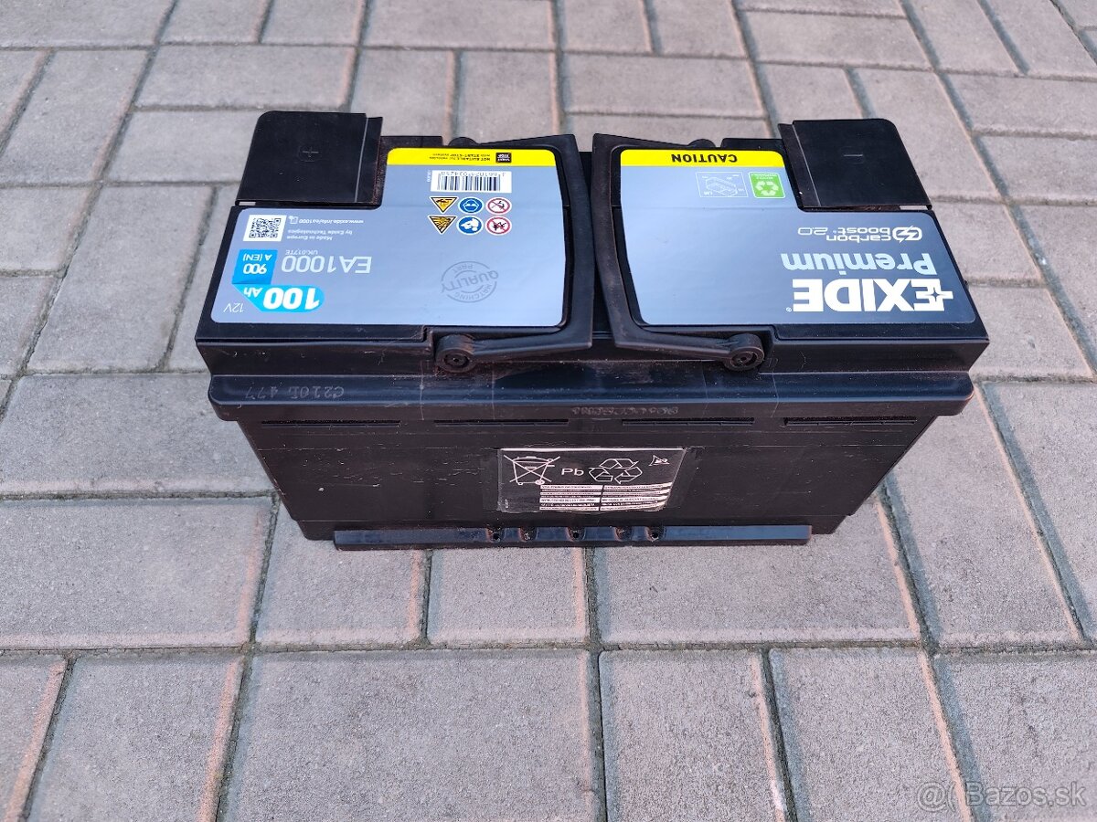 Exide Premium 12V 100Ah 900A EA1000 - 6