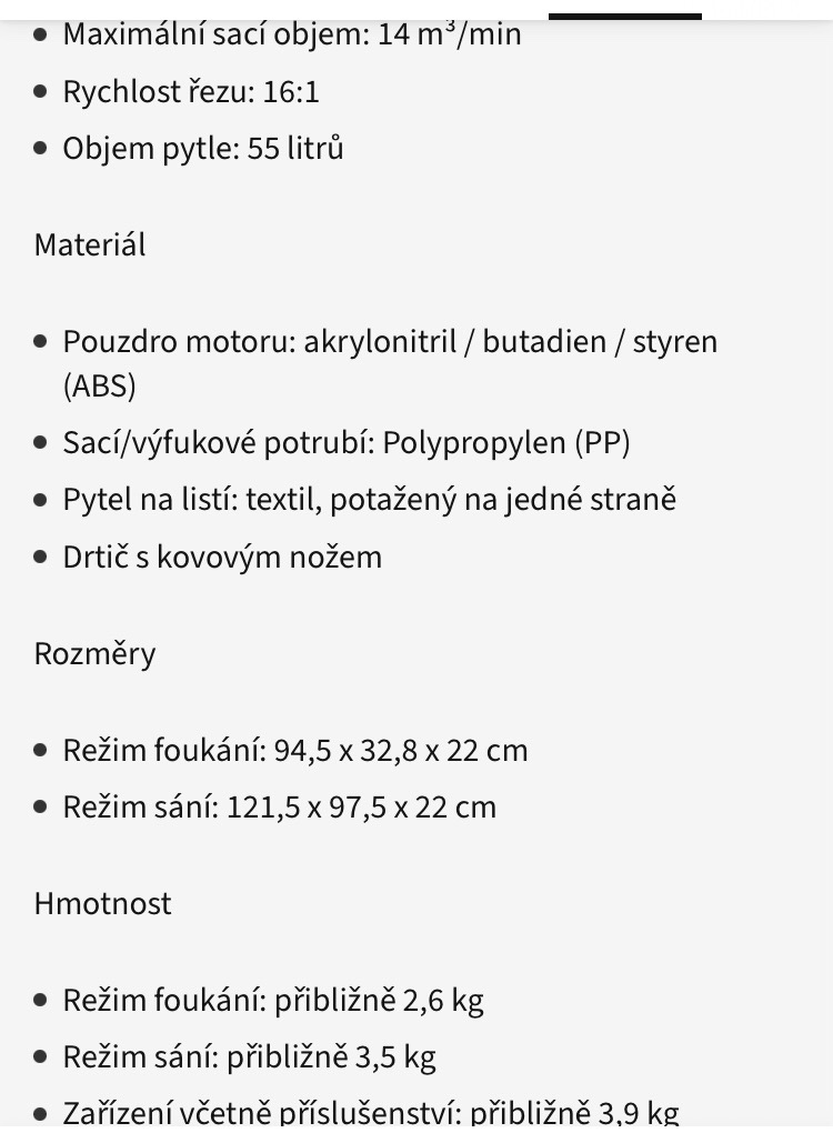 Fúkar a vysávač lístia v jednom - 6