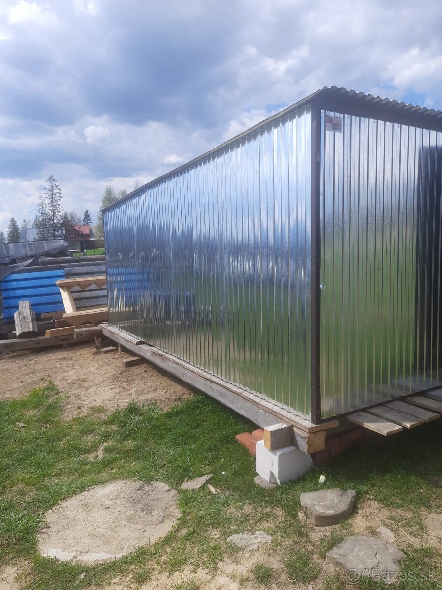 Plechová garáž 3x5m najvýhodnejšia - 6