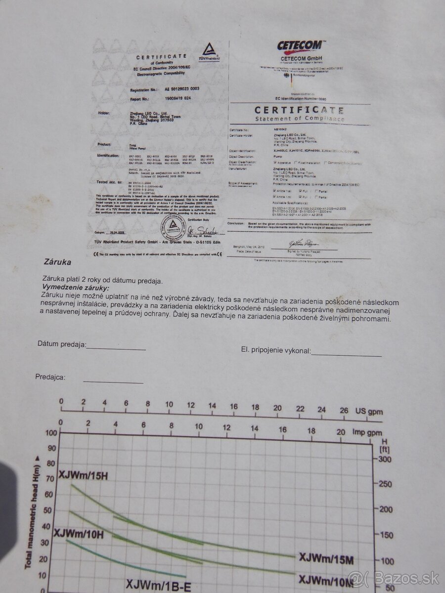 čerpadlo na vodu elektrické - 6
