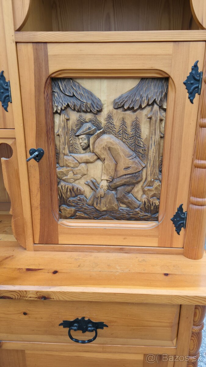 Vitrina pribornik kredenc - 6