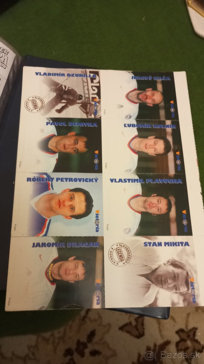 Staré hokejové kartičky. - 6