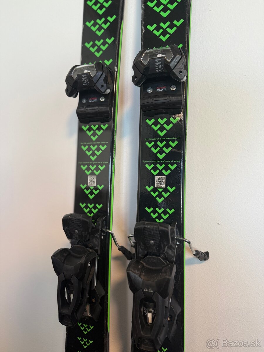 Black Crows Junius detské lyže, 85 mm, zelená - 6