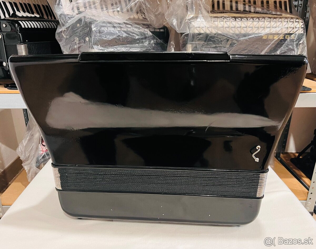 Predám akordeón Hohner Atlantic De Luxe. 120 Basový - Made - 6