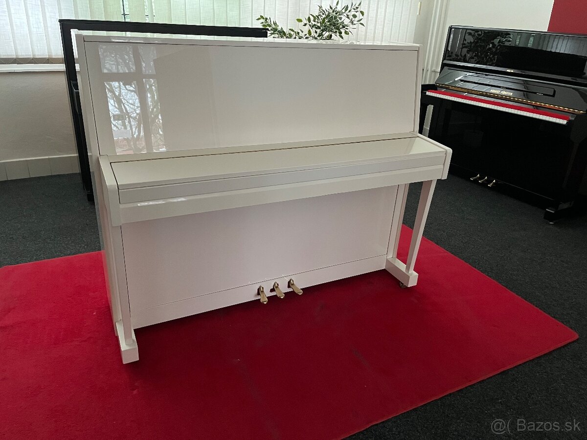 Zánovní Petrof 118 M1 rok v.2003 bílý lesk - 6