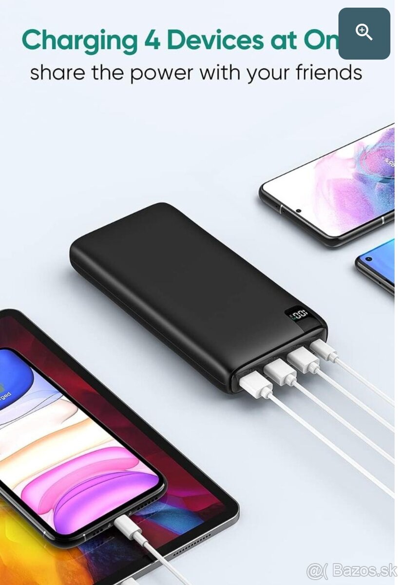 NOVÁ Powerbanka 26800mAh s vysokou kapacitou 22,5W - 6