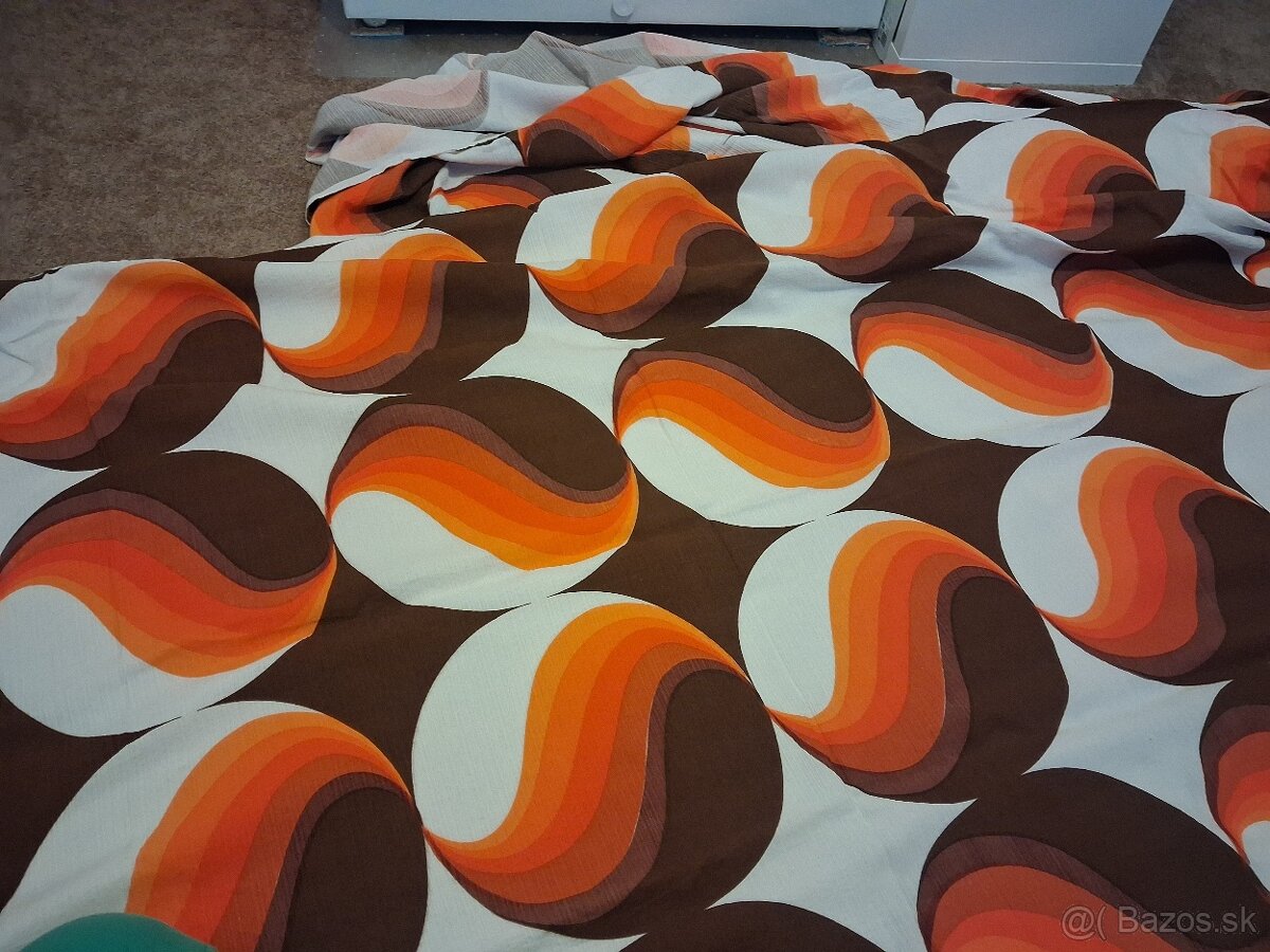 Retro závesy / látka - 6