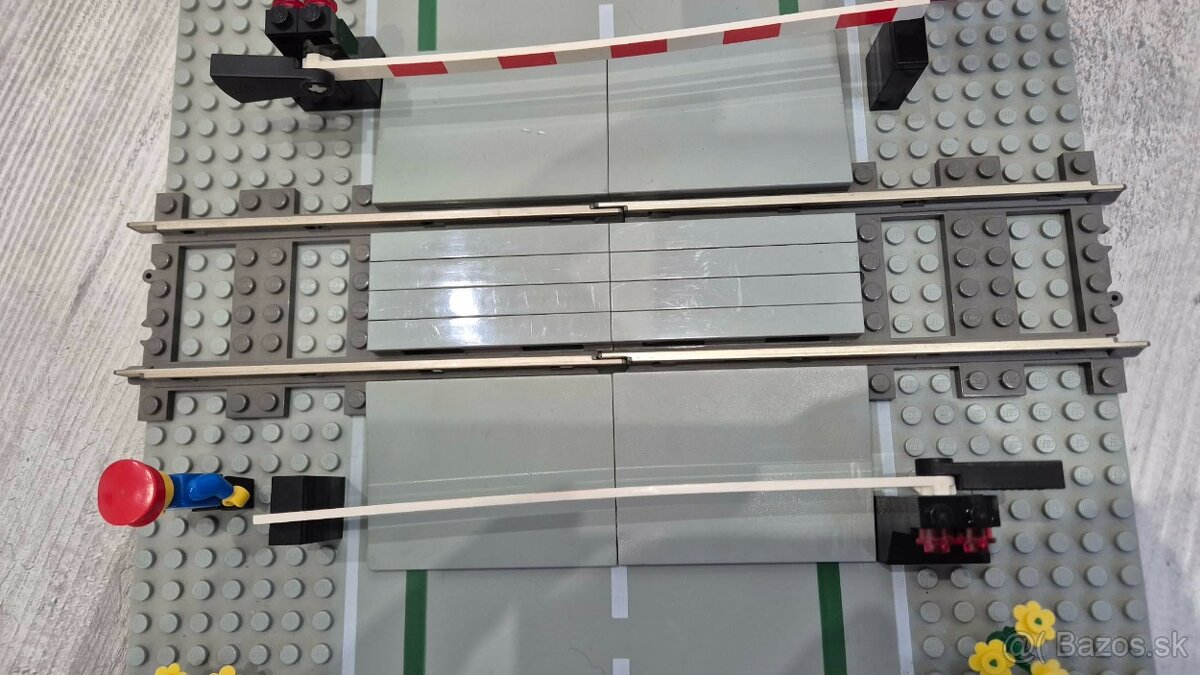 LEGO 4539 9V Vlak, Train - Manual Level Crossing - 6