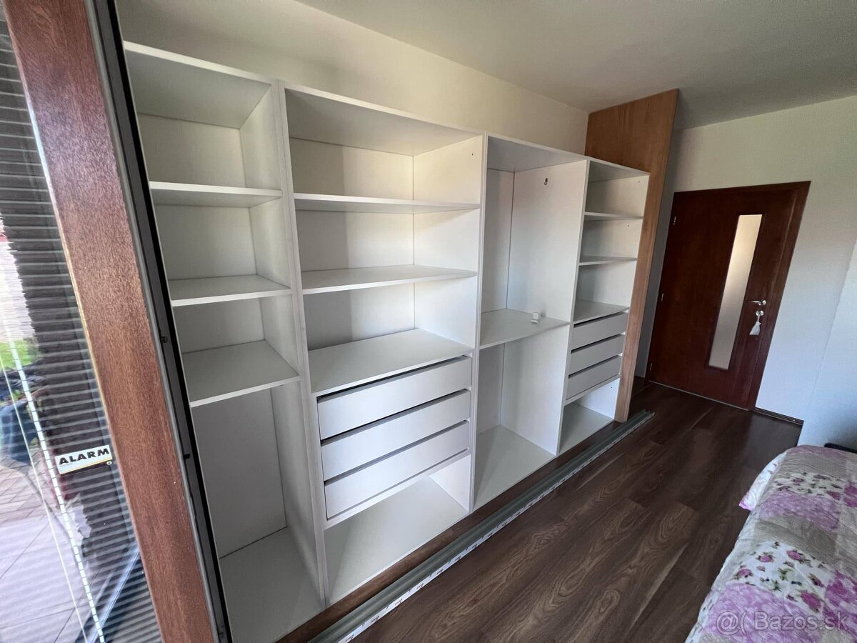 Predám šatníkové regále - úplne NOVE - DEKOR - Biela - 6