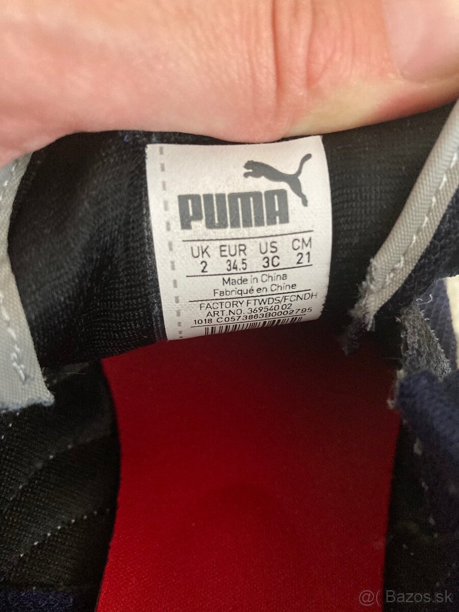 Detské tenisky Puma veľ. 34,5 - 6