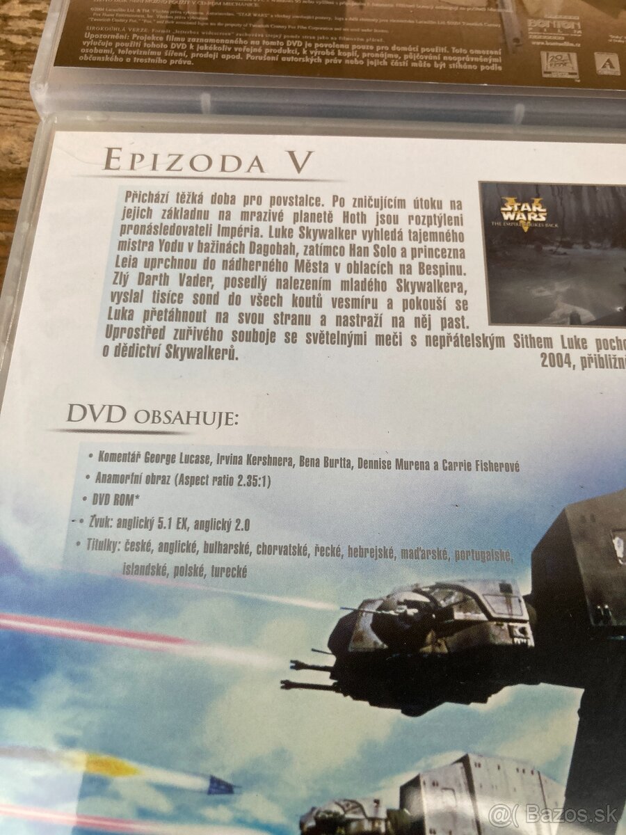 DVD Star wars Trilogy ( 4x DVD ) - speciální edice - 6