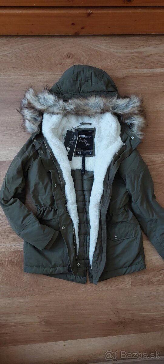 Dámska zateplená bunda - čierna, béžová, khaki XS / Nová - 6