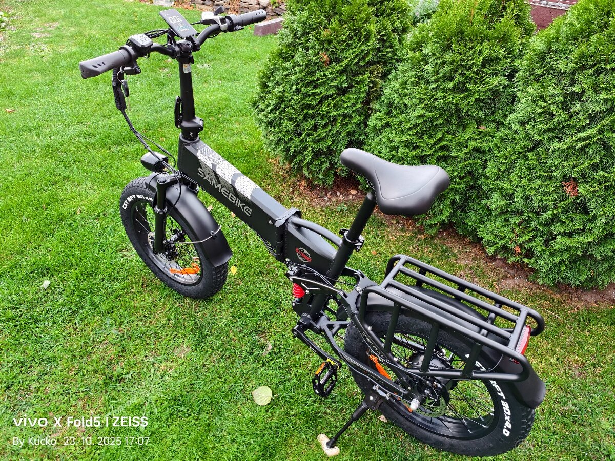 Skladací fat ebike Samebike 20x4.0",750W,15Ah,45km/h,100km - 6