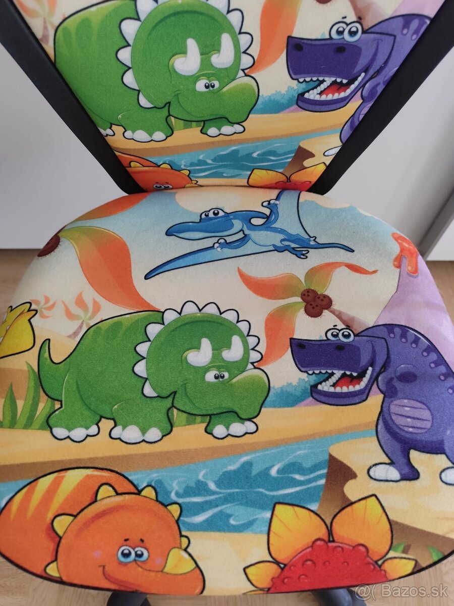 Detská otočná stolička Dino - 6
