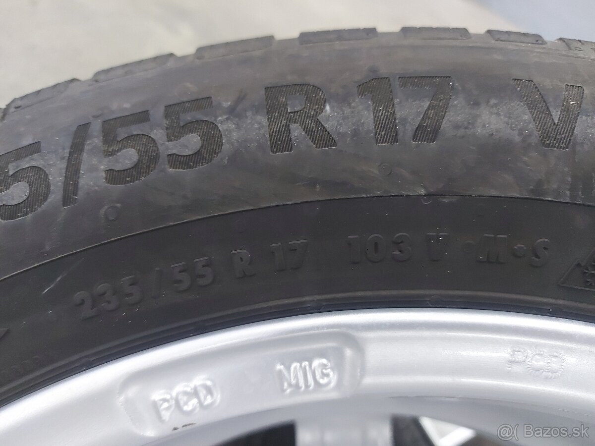 5x108R17 elektrony FORD -235/55R17 zimné pneumatiky - 6