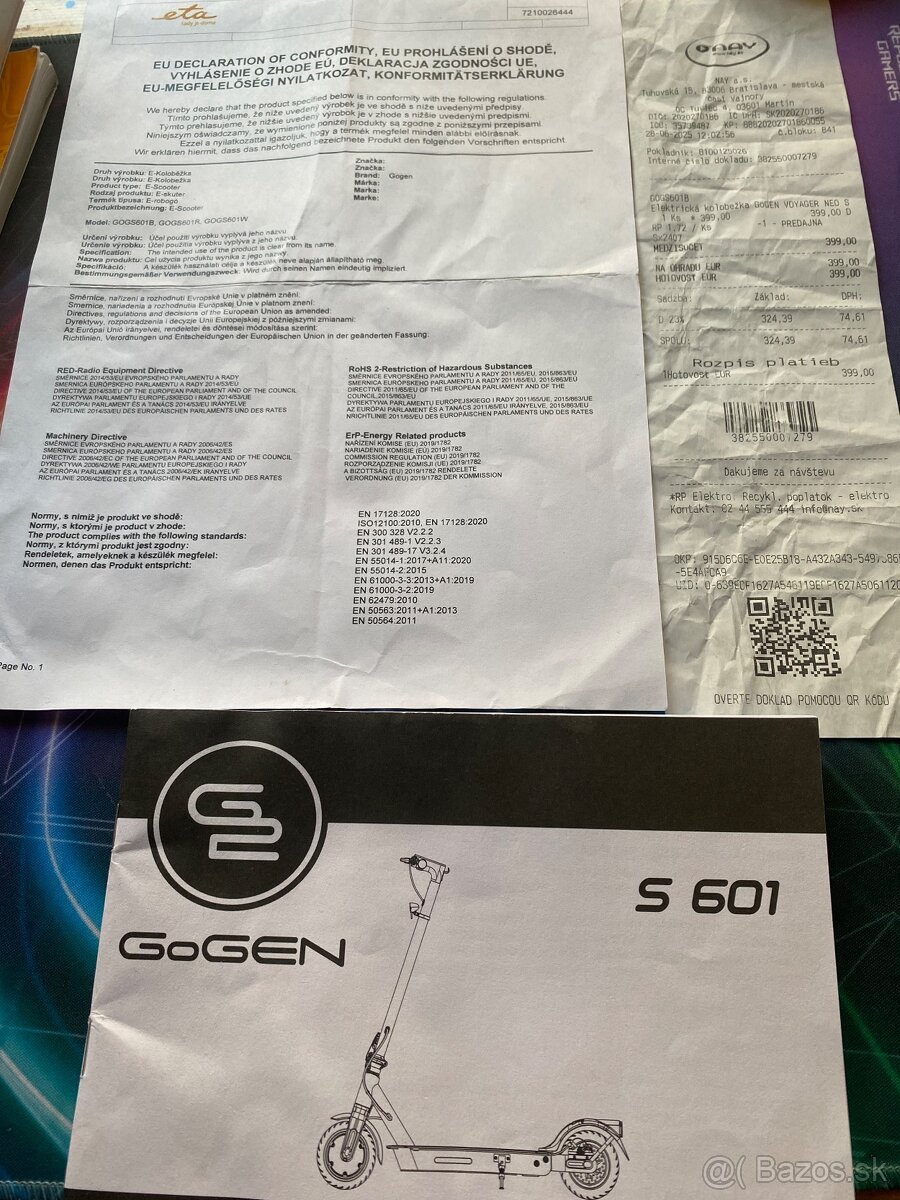 Elektrická kolobežka Gogen Voyager S601 - 6