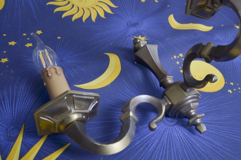 Mosadzné nástenné svietidla. - 6