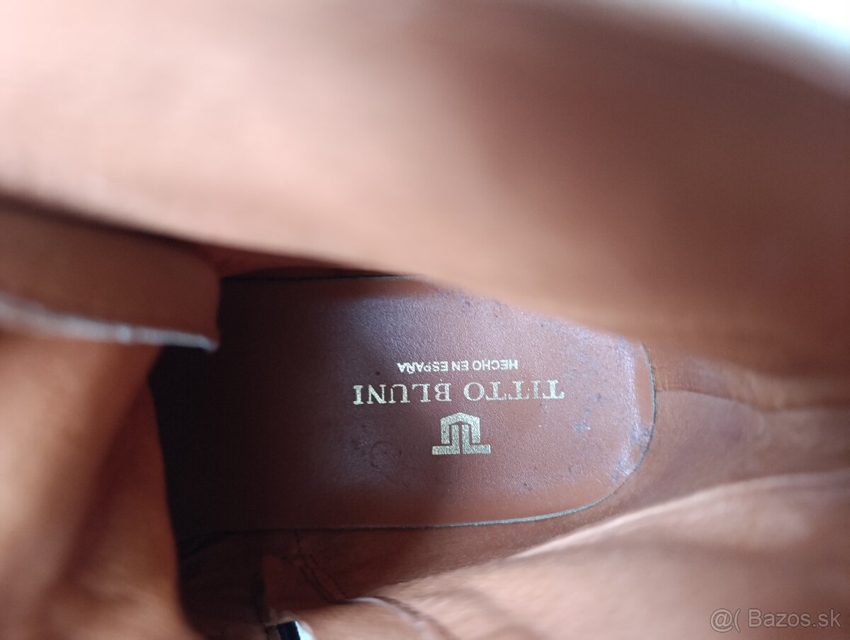 Krásne dámske kožené topánky Made in Espana ...veľ. 42 - 6