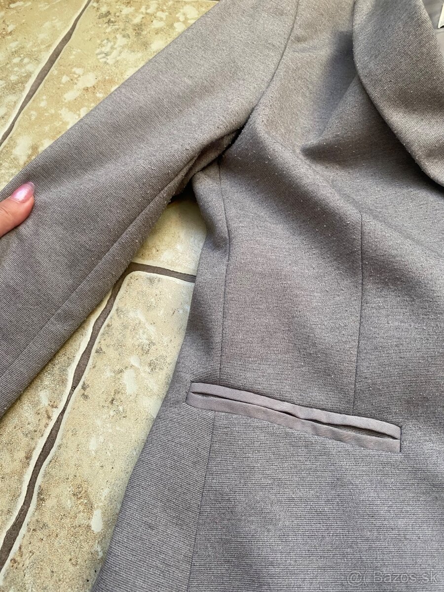 Sivé sako Stradivarius - 6