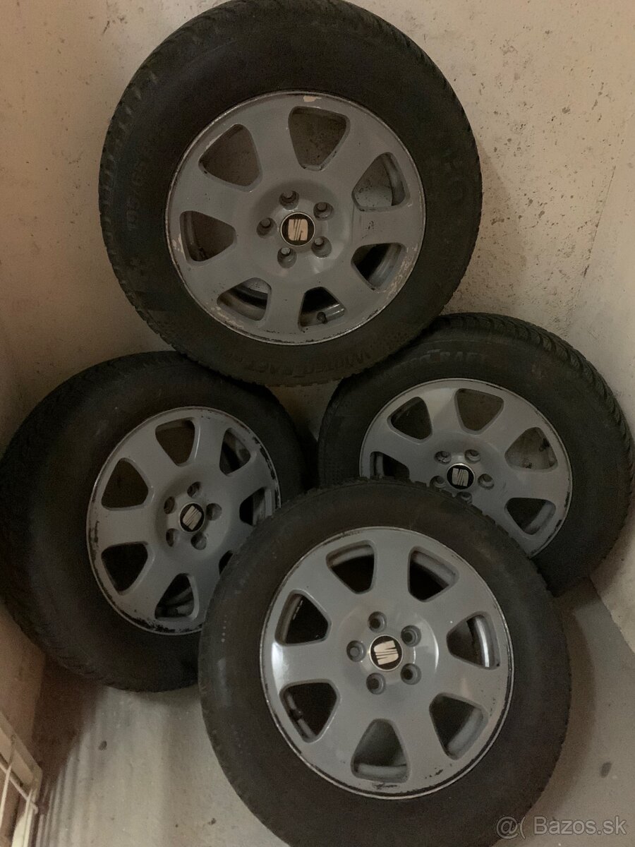 Predám kolesá SEAT 5x100 R15 - 6