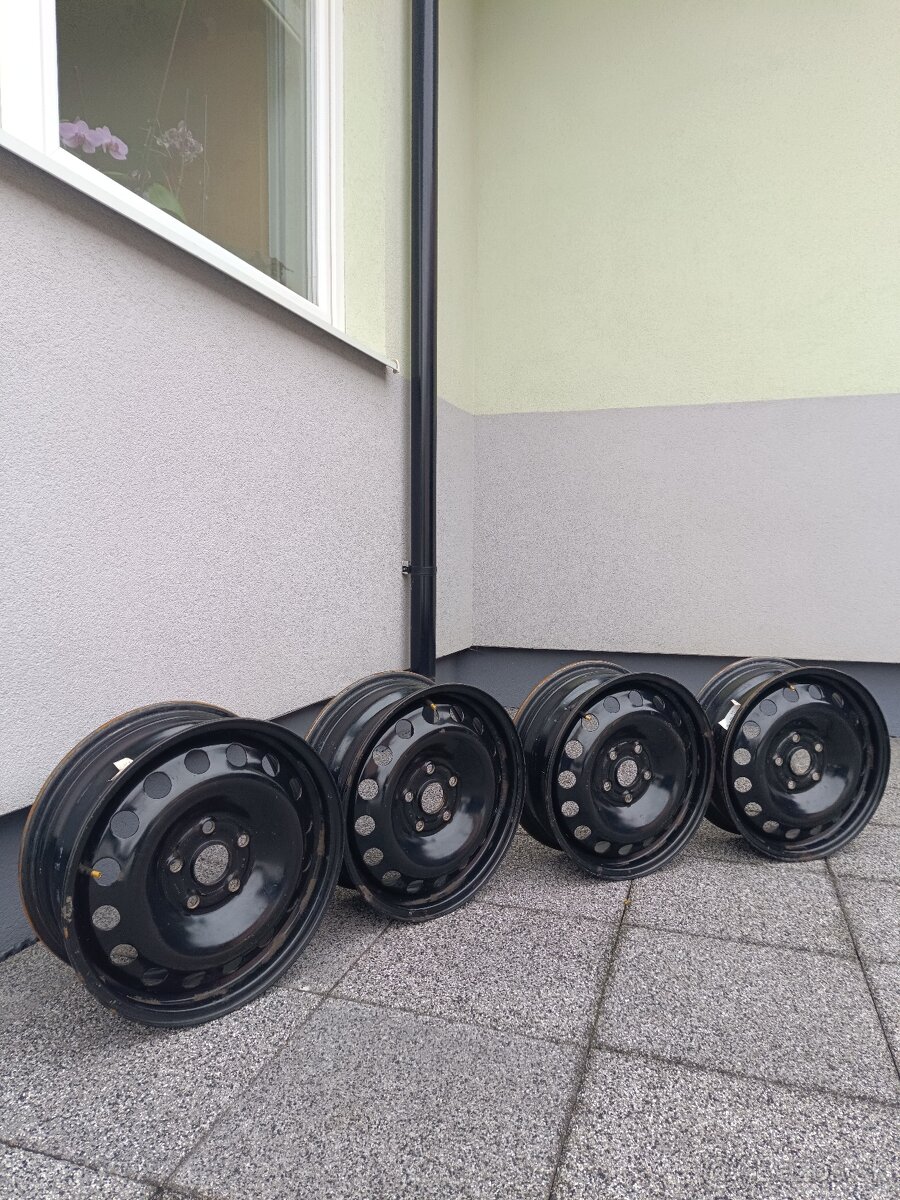 ✅5x112 R16 plechové disky - 6