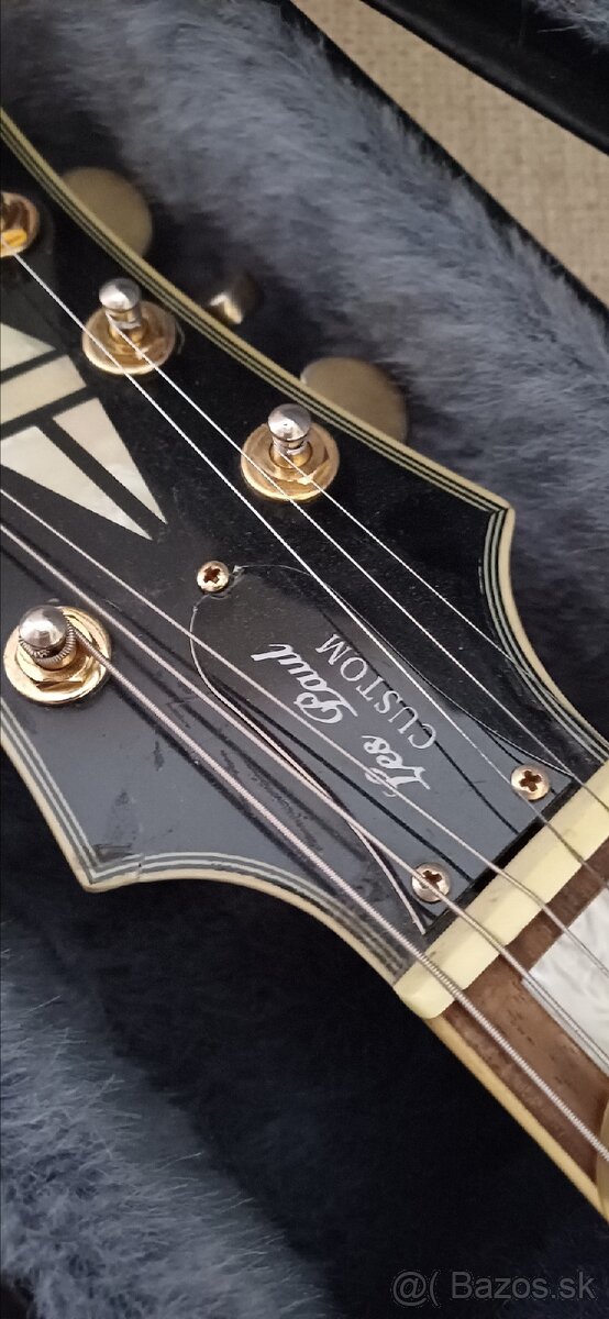 Epiphone les paul custom black + EMGx 81 a 85 - 6