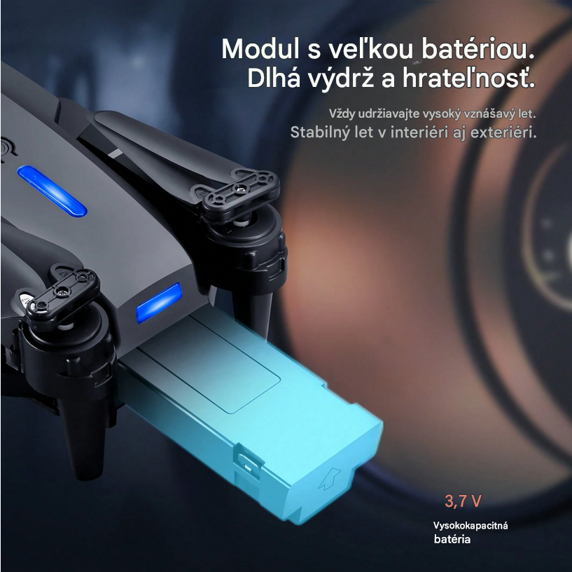 NOVINKA: Mini Dron SKYPRO s HD kamerou (1 batéria) + DISPLEJ - 6