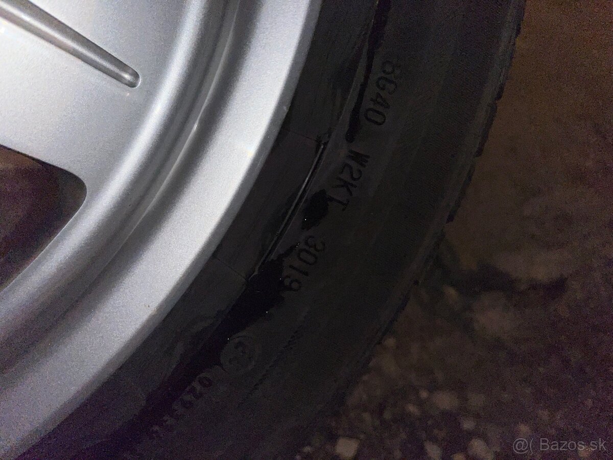 DISKY R17 AUDI/VW/ŠKODA 5x112 + zimné Barum - TOP STAV - 6