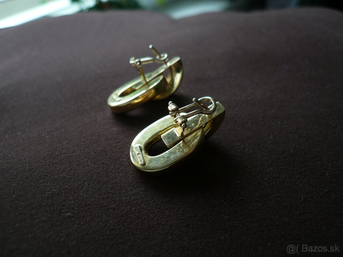 predam zlate nausnice 18karatove - 6