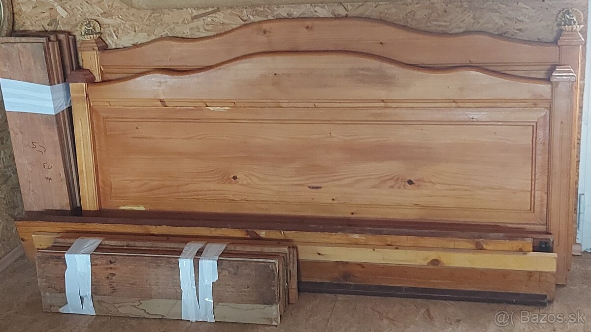 Predám drevenú posteľ - 6