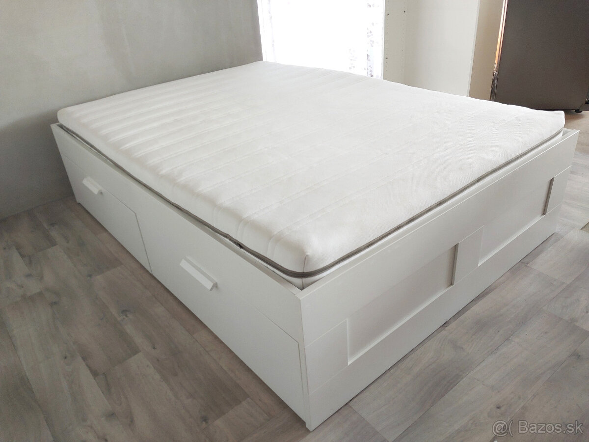 posteľ Ikea Brimnes 140x200 cm - 6