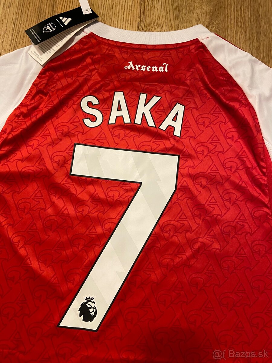 Arsenal dres Saka 7 – Premier League – veľkosti M a L – nový - 6