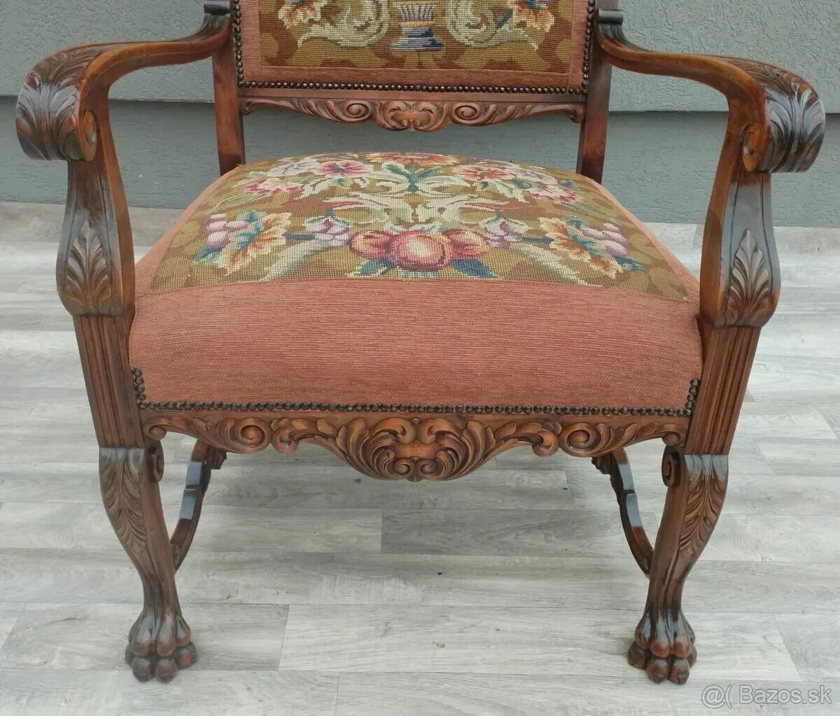 Kreslo renesančné. - 6