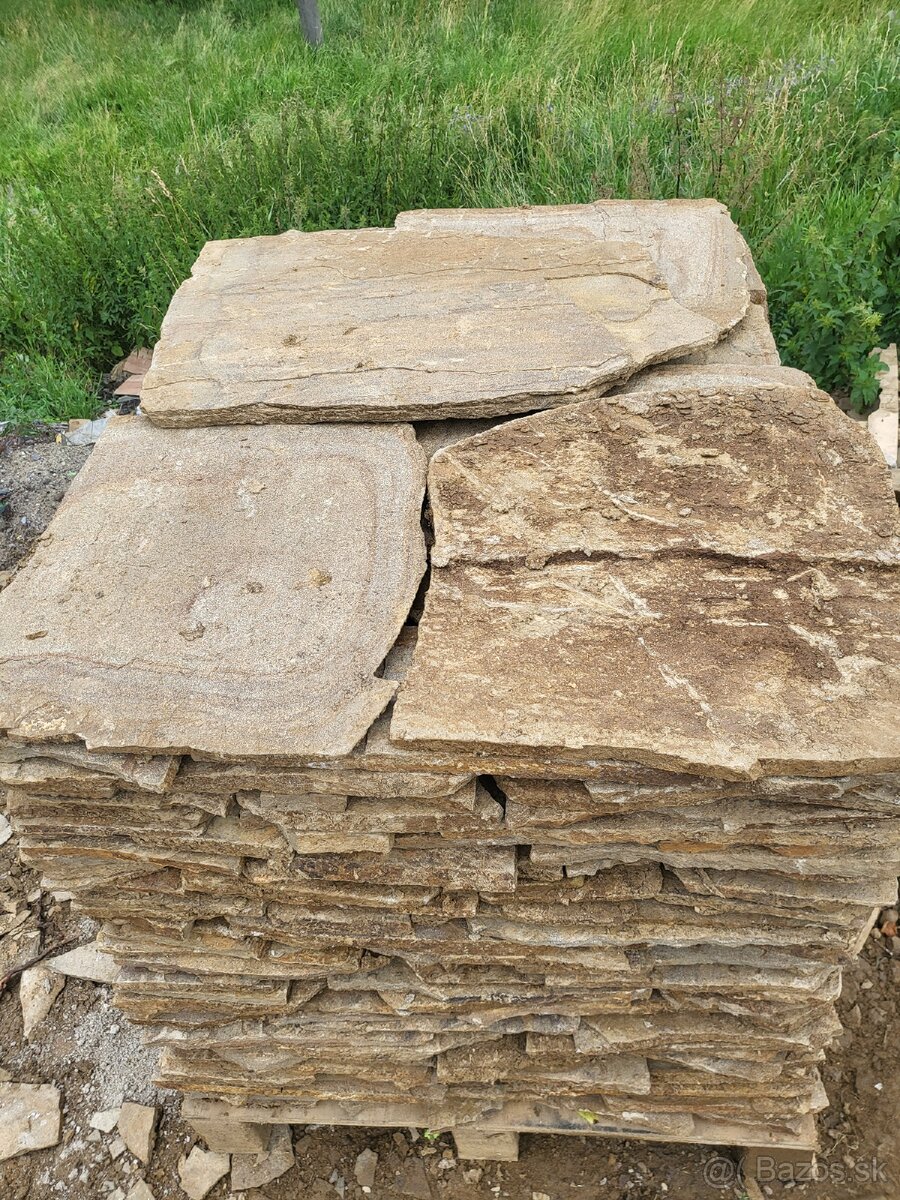 Kamen peskovec zluto hnedi - 6