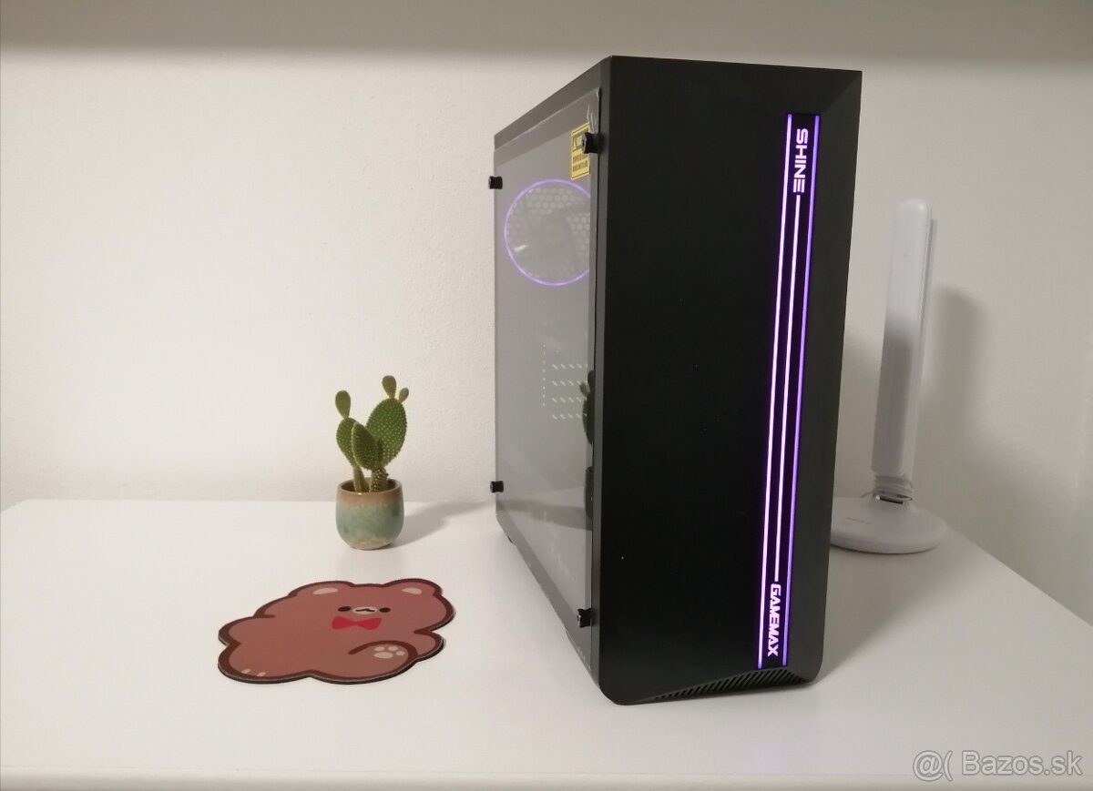 PC zostava so 6jadrom Ryzen 5, 16GB a graf Nvidia RTX 3060Ti - 6