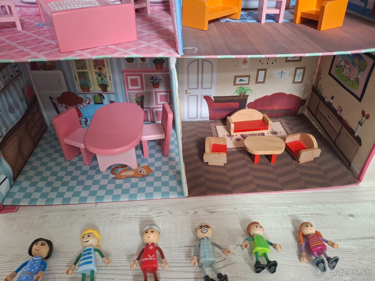 Skladací domček pre bábiky LISA - 6