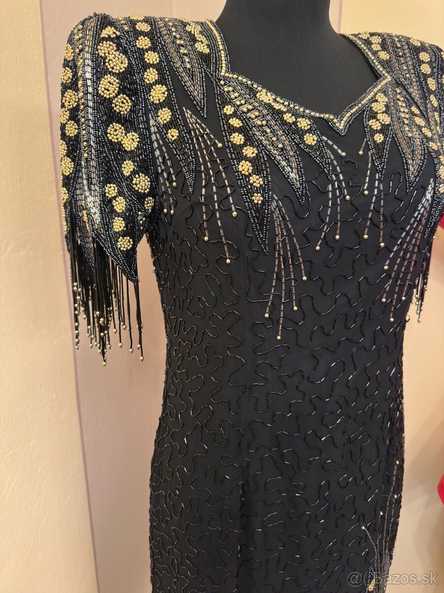 Ručne robené spoločenské/plesové šaty - 6