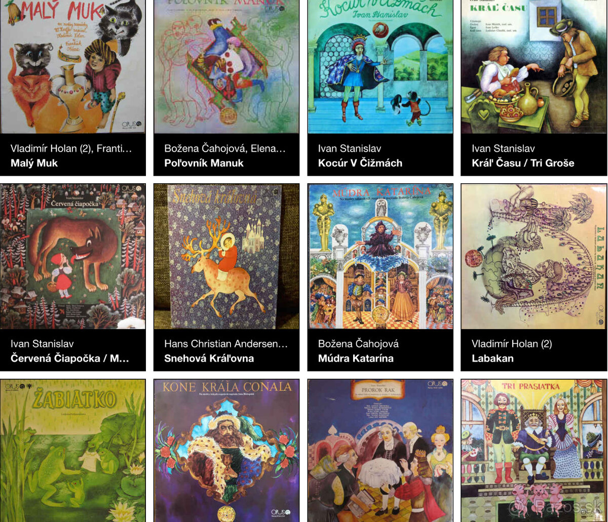 SLOVENSKE ROZPRAVKY LP PLATNE - 6