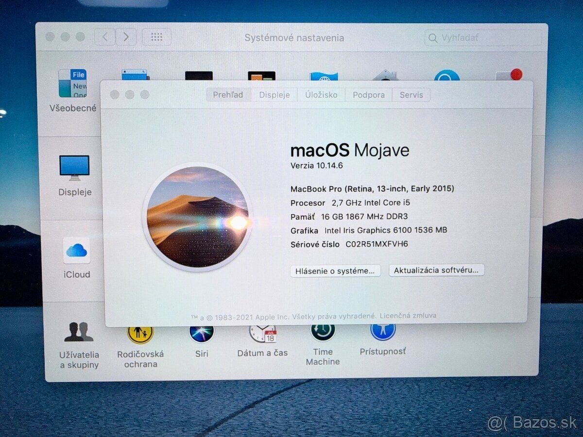 MacBook Pro A1502 i5 2,7GHz DDR3 16GB SSD... - 6