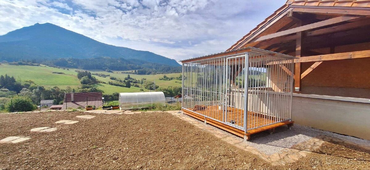 Pozinkovany koterec / voliera pre psa so zateplenou budou - 6