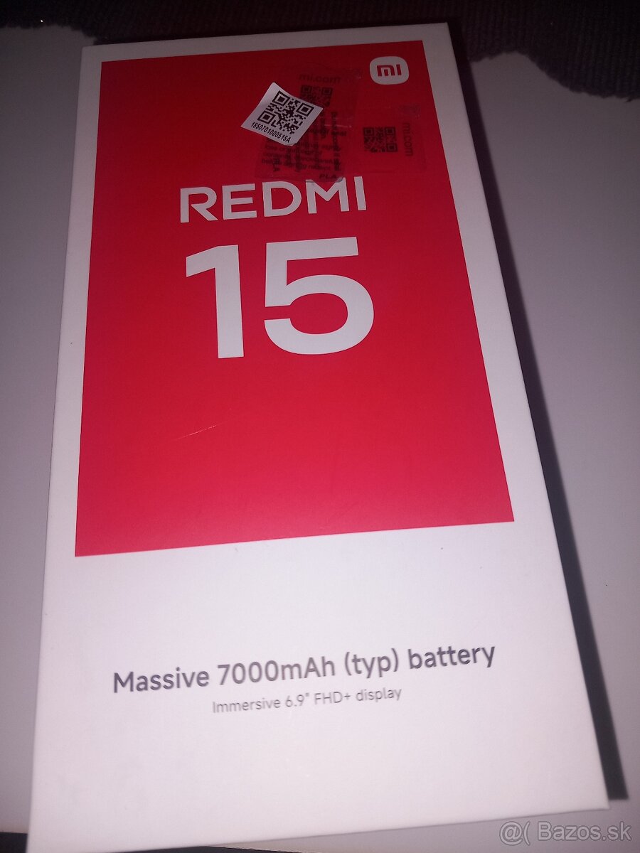 Predám Xiaomi REDMI 15 - 6