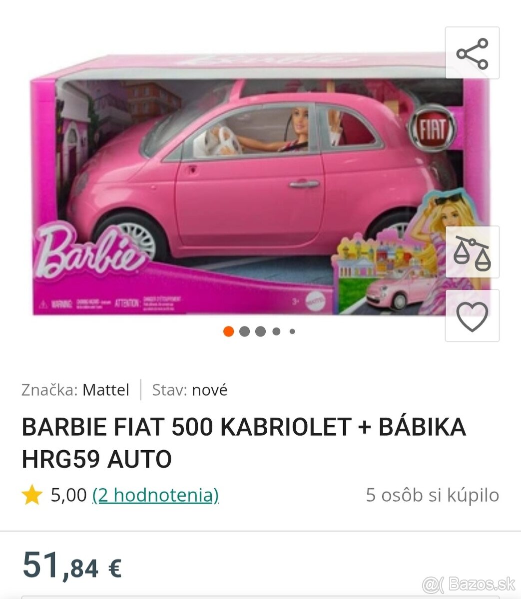 Barbie Fiat 500 - 6