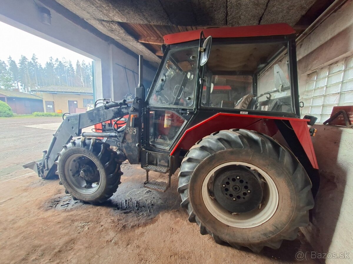 ZETOR 7245 4X4 + ČELNÍ NAKLADAČ - 6