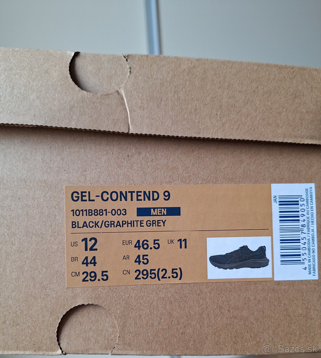 Asics Gel Contend 9 veľ. 46,5 - 6