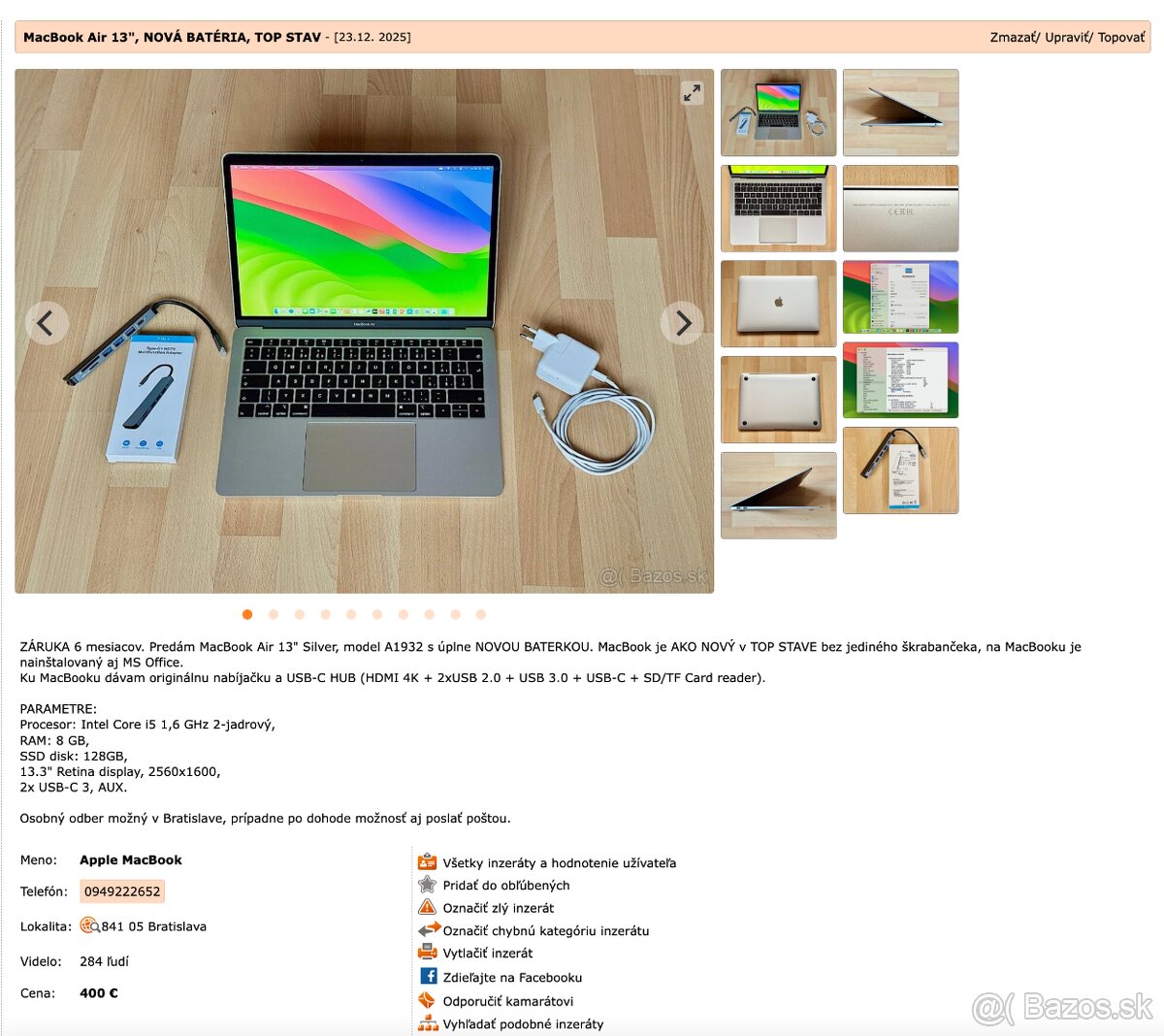 MacBook - ZÁRUKA 6 mesiacov - 6