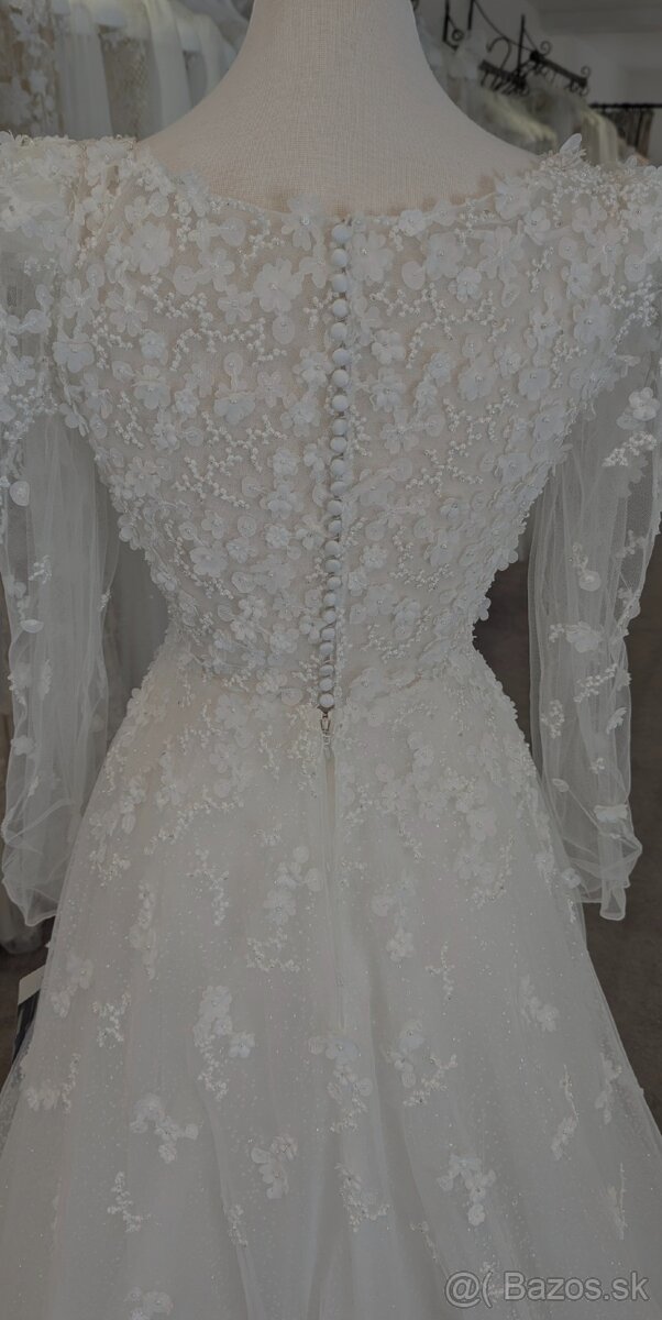 Svadobné šaty značky PRONOVIAS veľkosť S - 6